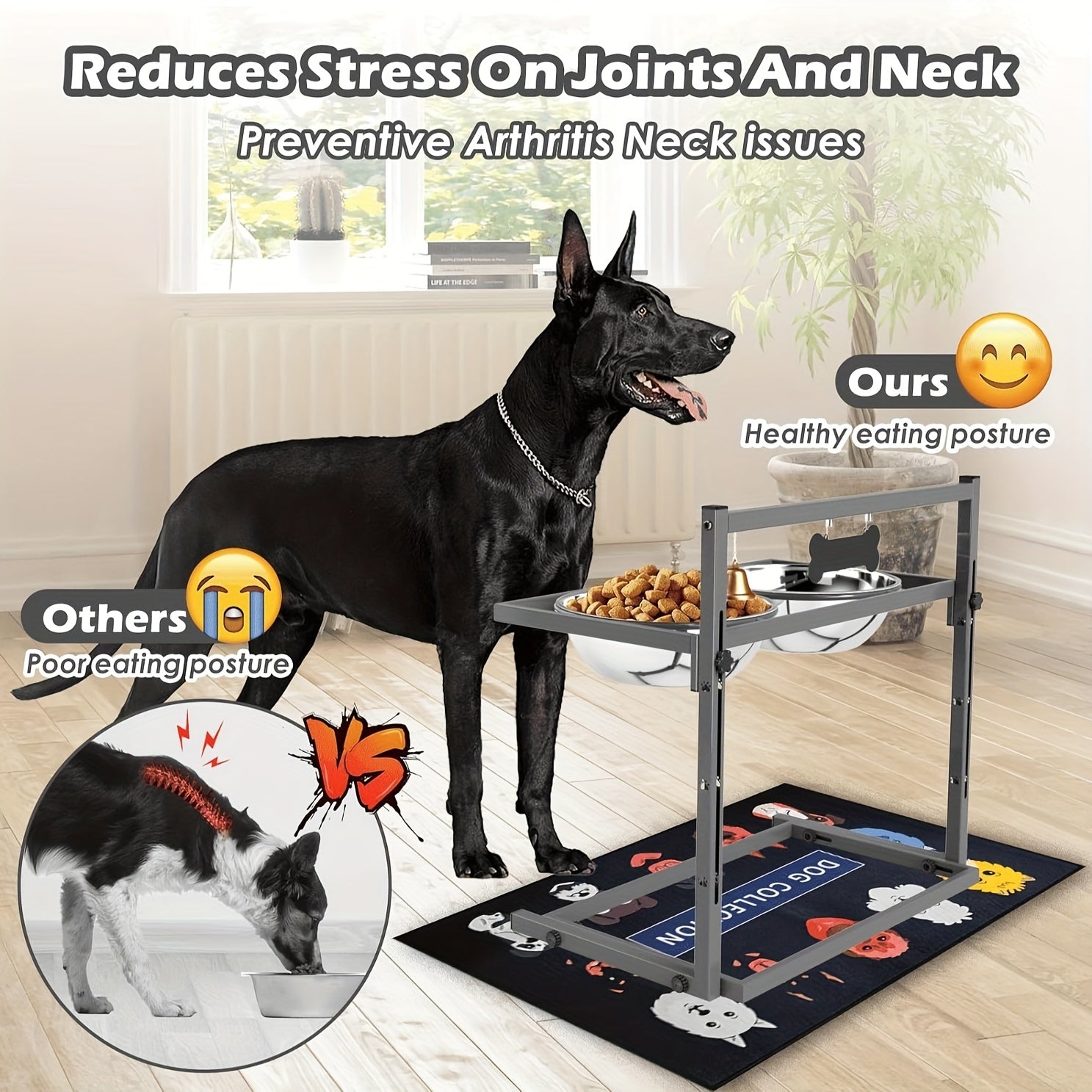 Elevated Dog Bowls for Large Dogs