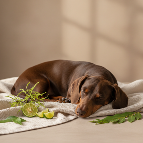 Chocolate Dachshund — Ear Care