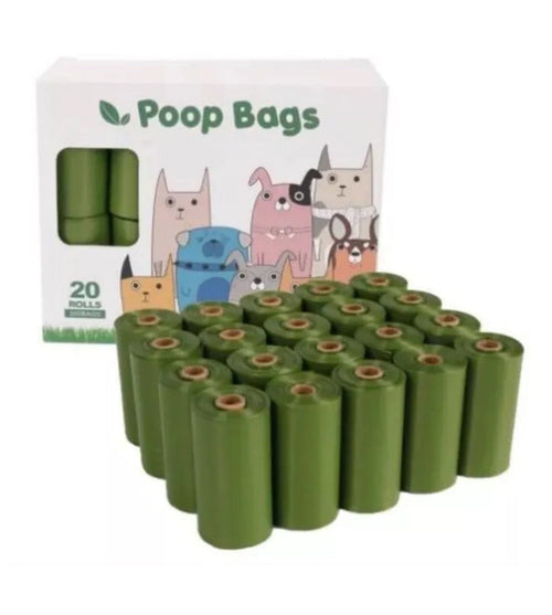 Biodegradable Dog Poo Bags - Eco-Friendly & Compostable | 900 Bags - 60 Rolls