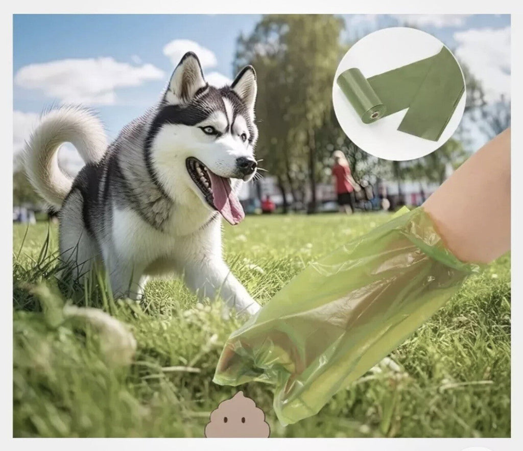 Biodegradable Dog Poo Bags - Eco-Friendly & Compostable | 900 Bags - 60 Rolls