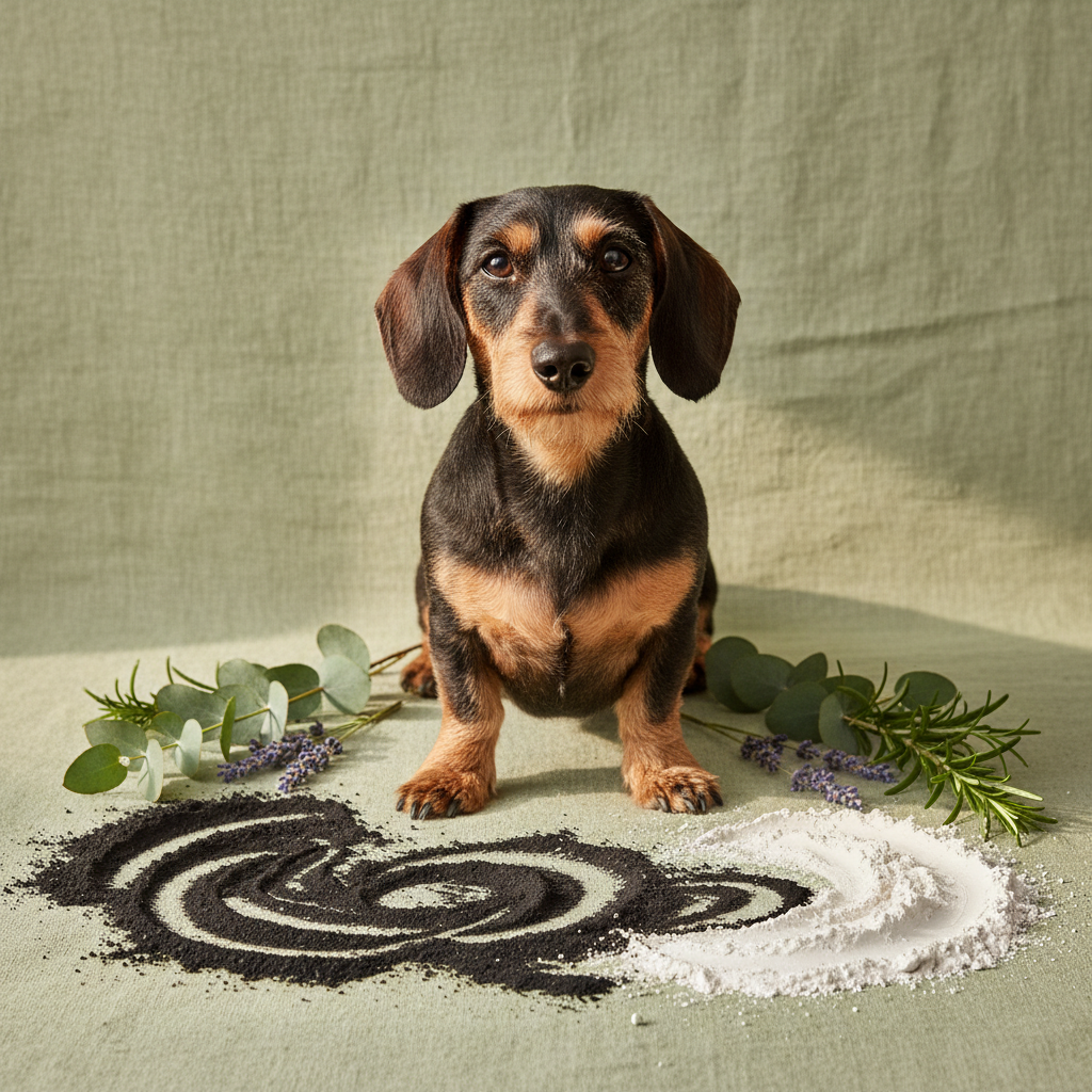 Down Boy Scrub — Wire-hair Dachshund
