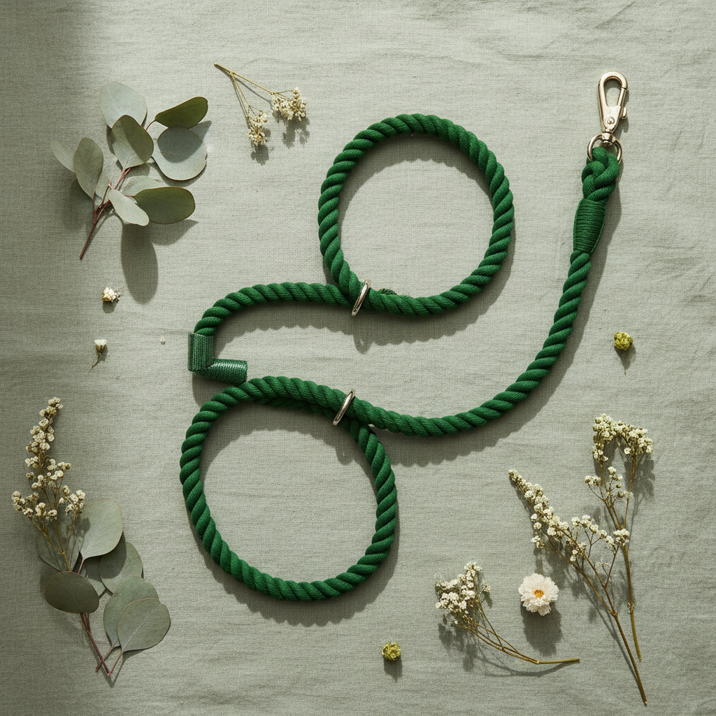 Dog Rope Leash - Natural