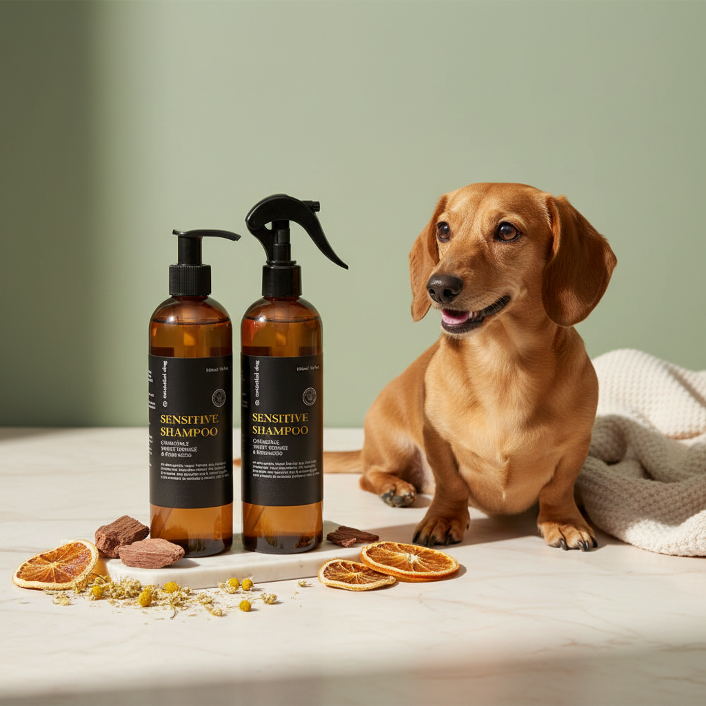 Sensitive Dog Shampoo & Conditioner Pack: Chamomile, Orange & Rosewood