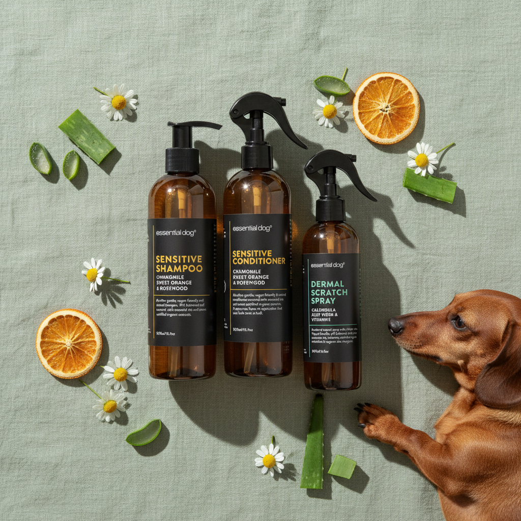 Dog Shampoo, Conditioner & Dermal Scratch Spray (Sensitive)