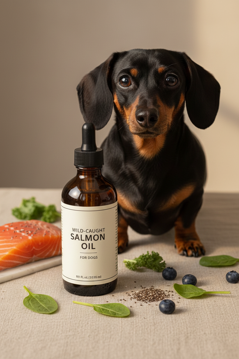 BDS Salmon Oil portrait - Clover Tail Co.
