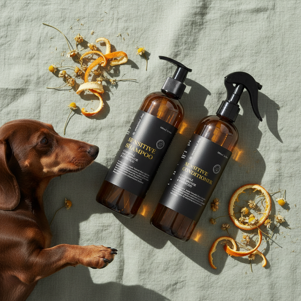 Sensitive Dog Shampoo & Conditioner Pack: Chamomile, Orange & Rosewood