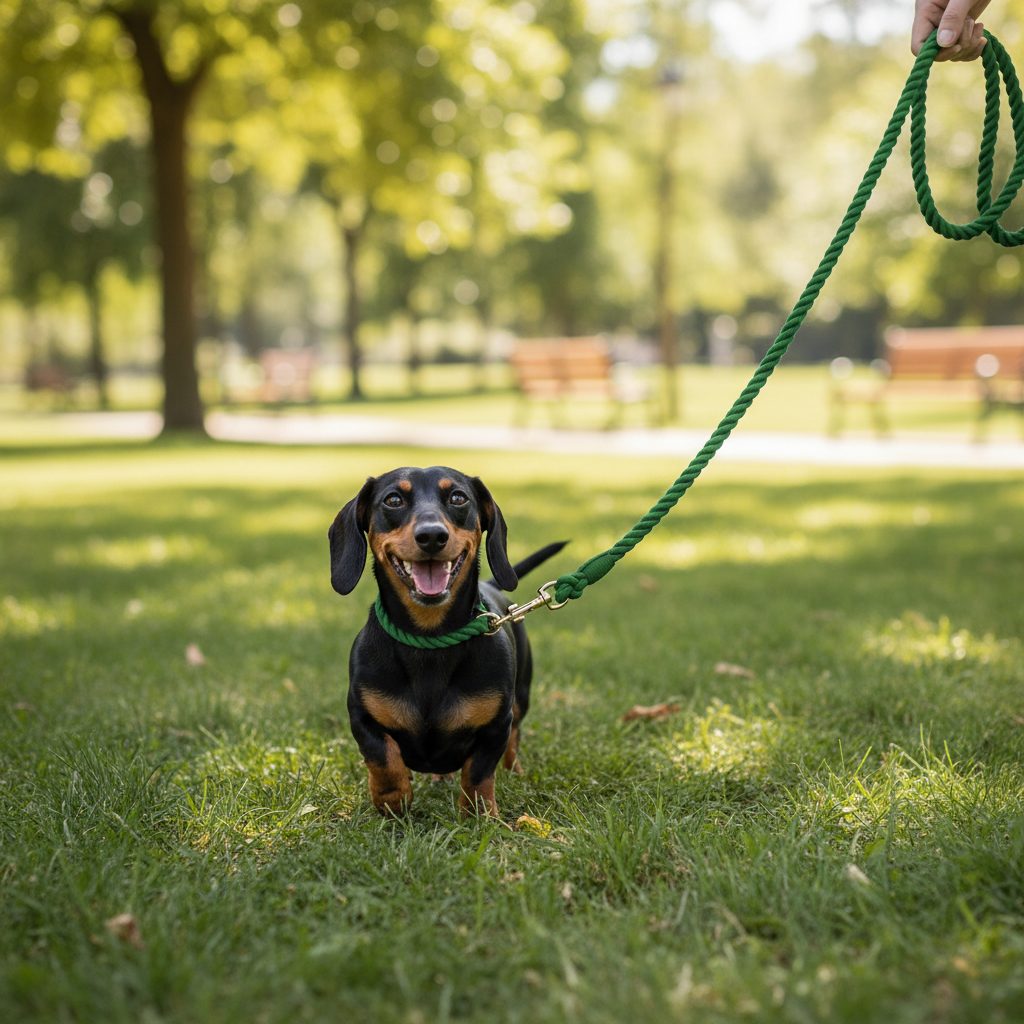 Dog Rope Leash - Natural