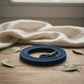 Organic Hemp Dog Lead - Ink Blue