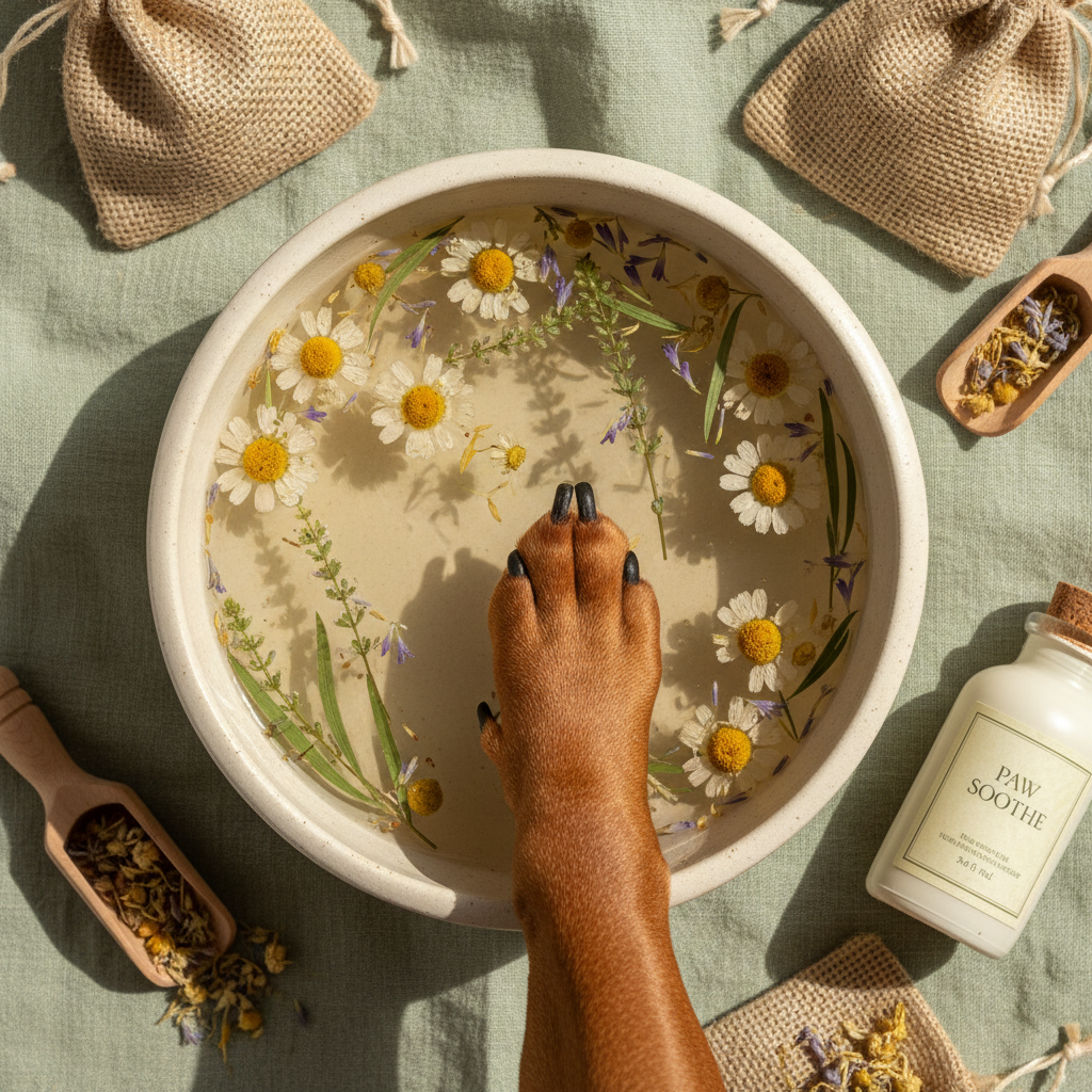Paw Soak Botanical Bowl
