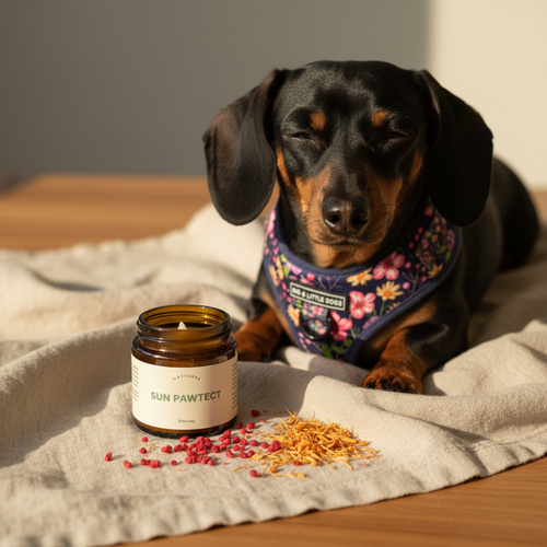 Sunscreen with Dachshund